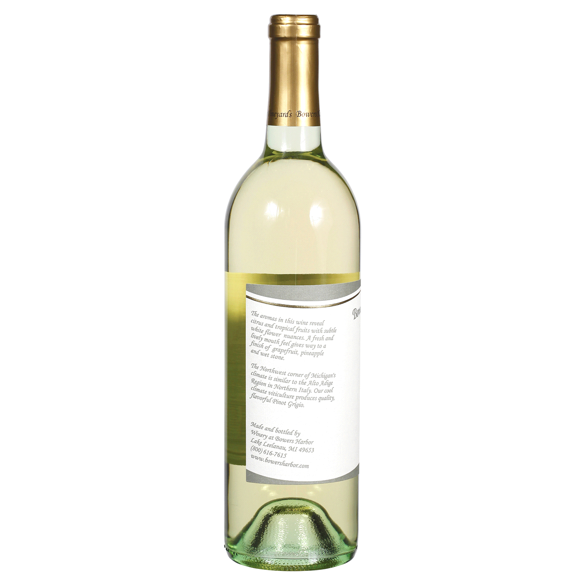 slide 3 of 3, Bowers Habor Bowers Harbor Pinot Grigio, 750 ml