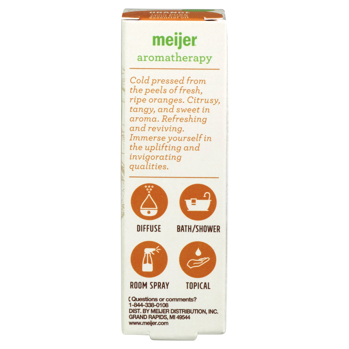 slide 4 of 4, Meijer Aromatherapy Orange Essential Oil, 15 ml