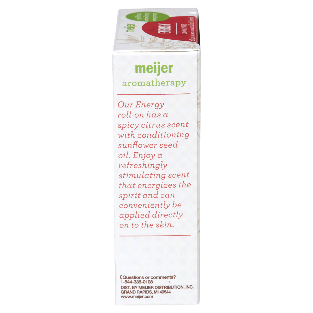 slide 4 of 5, Meijer Aromatherapy Roll-On Essential Oil Blend, Energy, 10 ml