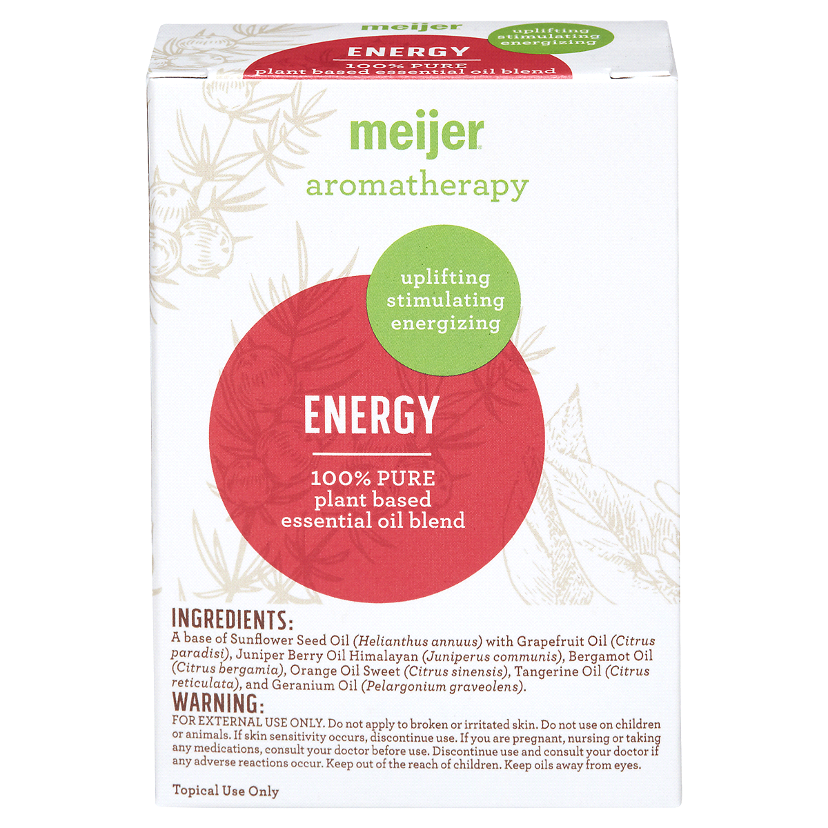 slide 5 of 5, Meijer Aromatherapy Roll-On Essential Oil Blend, Energy, 10 ml