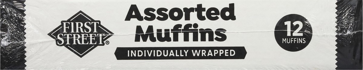 slide 7 of 14, First Street Large Muffins Iw, 48 oz
