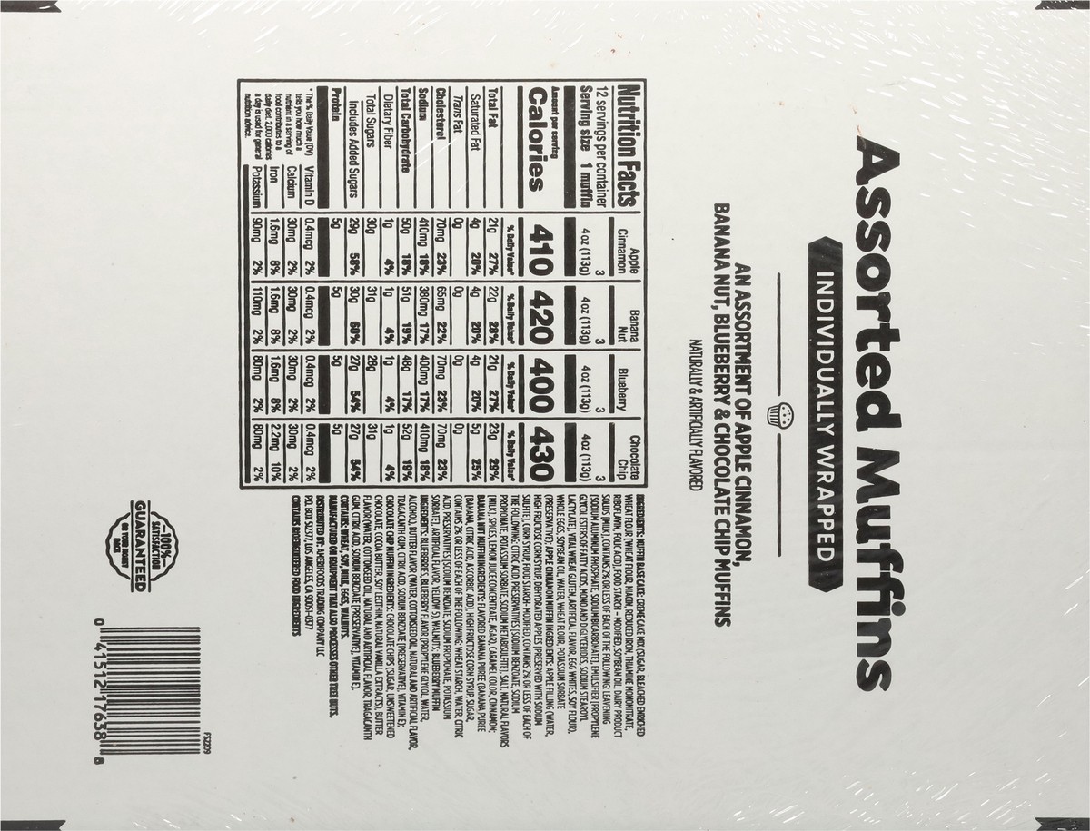 slide 8 of 14, First Street Large Muffins Iw, 48 oz