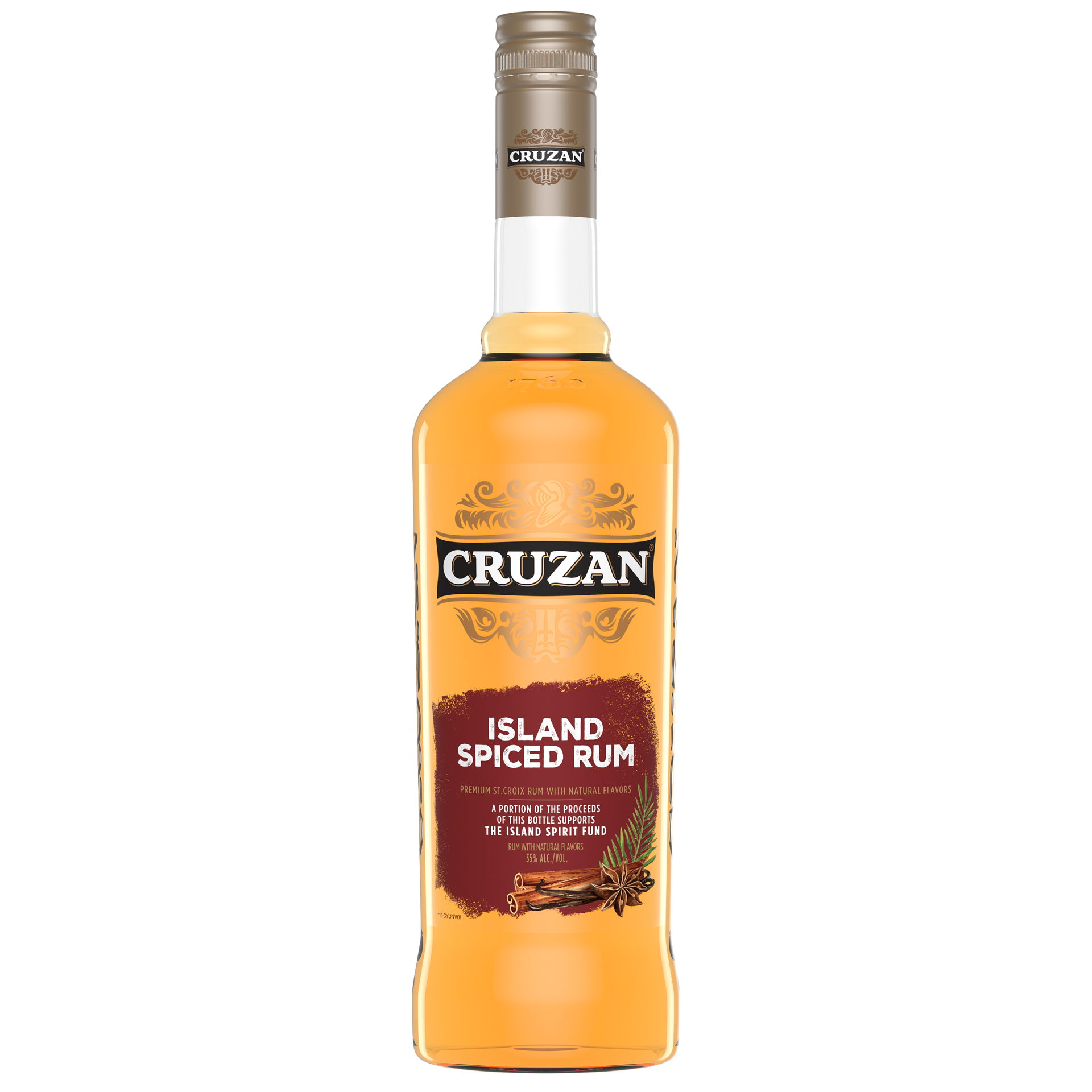 slide 2 of 2, Cruzan Island Spiced Rum 750 ml, 750 ml