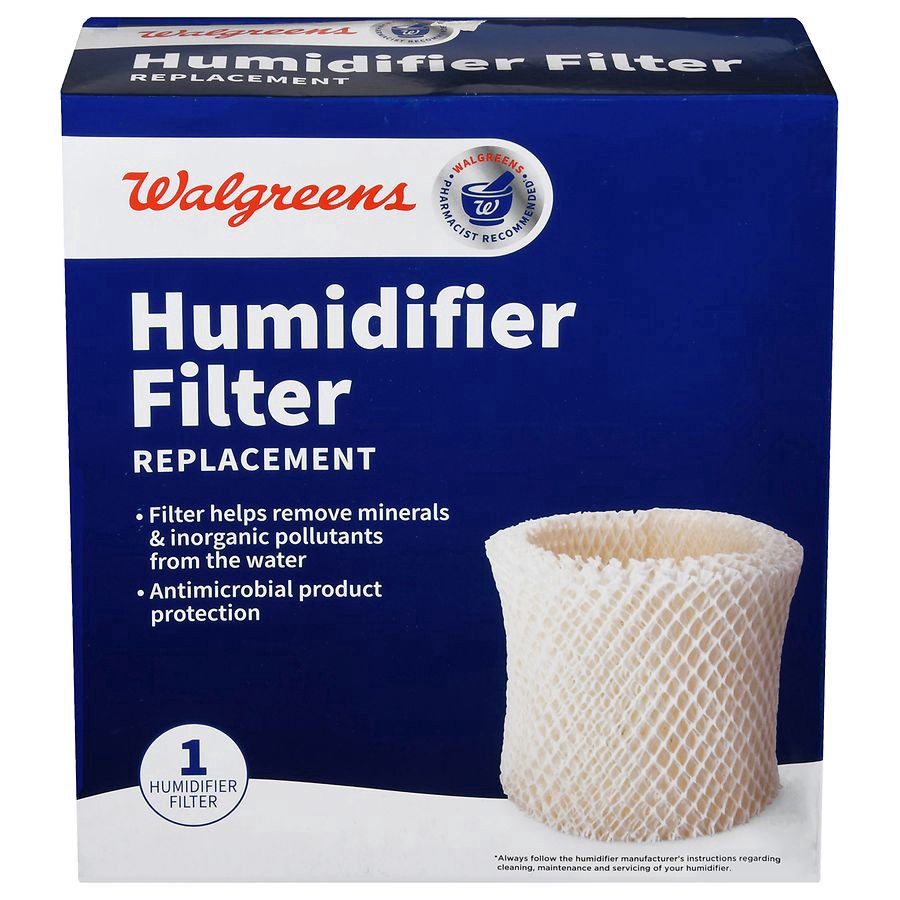 slide 1 of 5, Walgreens Cool Mist Humidifier Filter Replacement, 1 ct