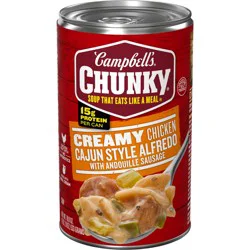 Campbell's Chunky Creamy Chicken Cajun Style Alfredo Soup - 18.8 oz