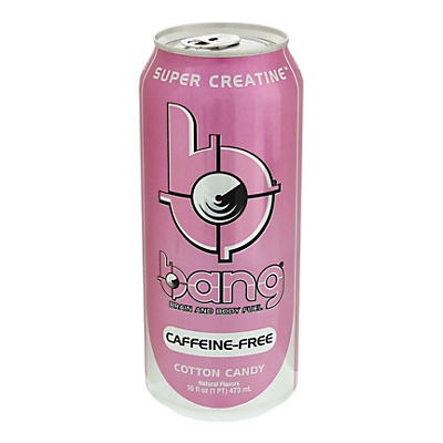 slide 1 of 1, VPX Bang Caffeine Free Cotton Candy Energy Drink, 16 oz