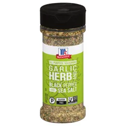 McCormick Garlic, Herb and Black Pepper and Sea Salt All Purpose Seasoning, 4.37 oz