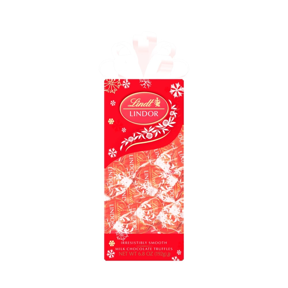 slide 1 of 1, Lindt Lindor Holiday Traditions Milk Chocolate Gift Box, 6.8 oz