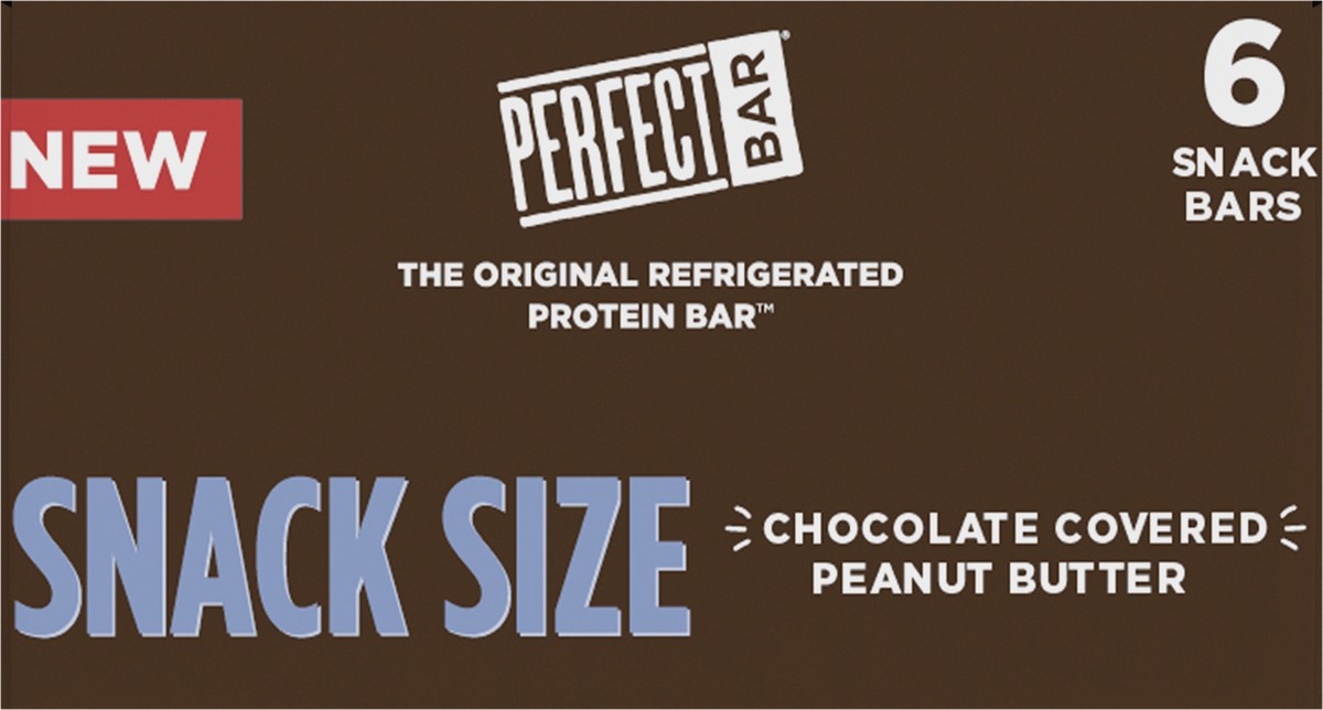 slide 4 of 9, Perfect Bar Mini Gluten-Free Chocolate Covered Peanut Butter Protein Bar, 6 count, 1.05 oz, 6 ct
