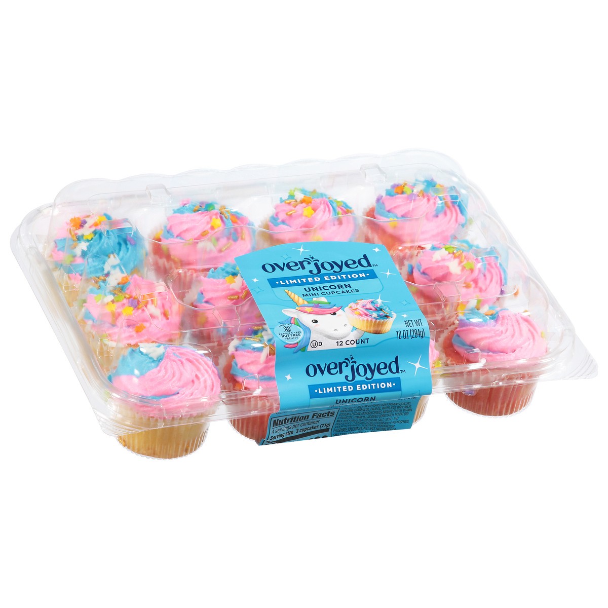 slide 3 of 4, Overjoyed Unicorn Mini Cupcakes 10 Oz - 10 OZ, 10 oz