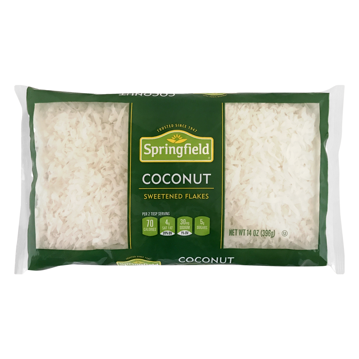 slide 1 of 1, Springfield Sweetened Coconut Flakes, 14 oz