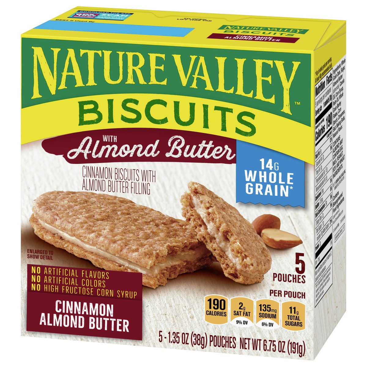 slide 3 of 9, Nature Valley Almond Butter Biscuits, 6.75 oz