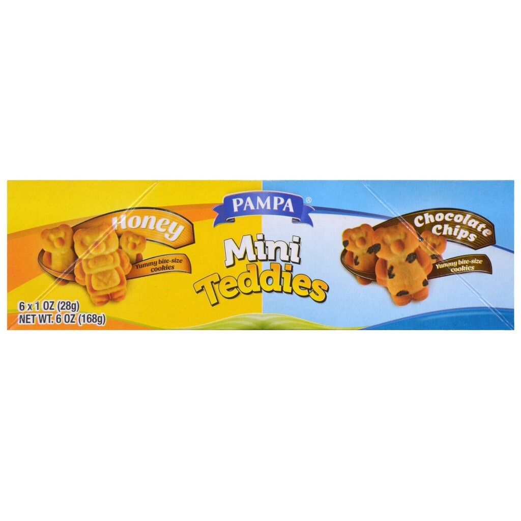 slide 1 of 1, Pampa Variety Mini Pack Teddy Bears Cookies, 6 oz