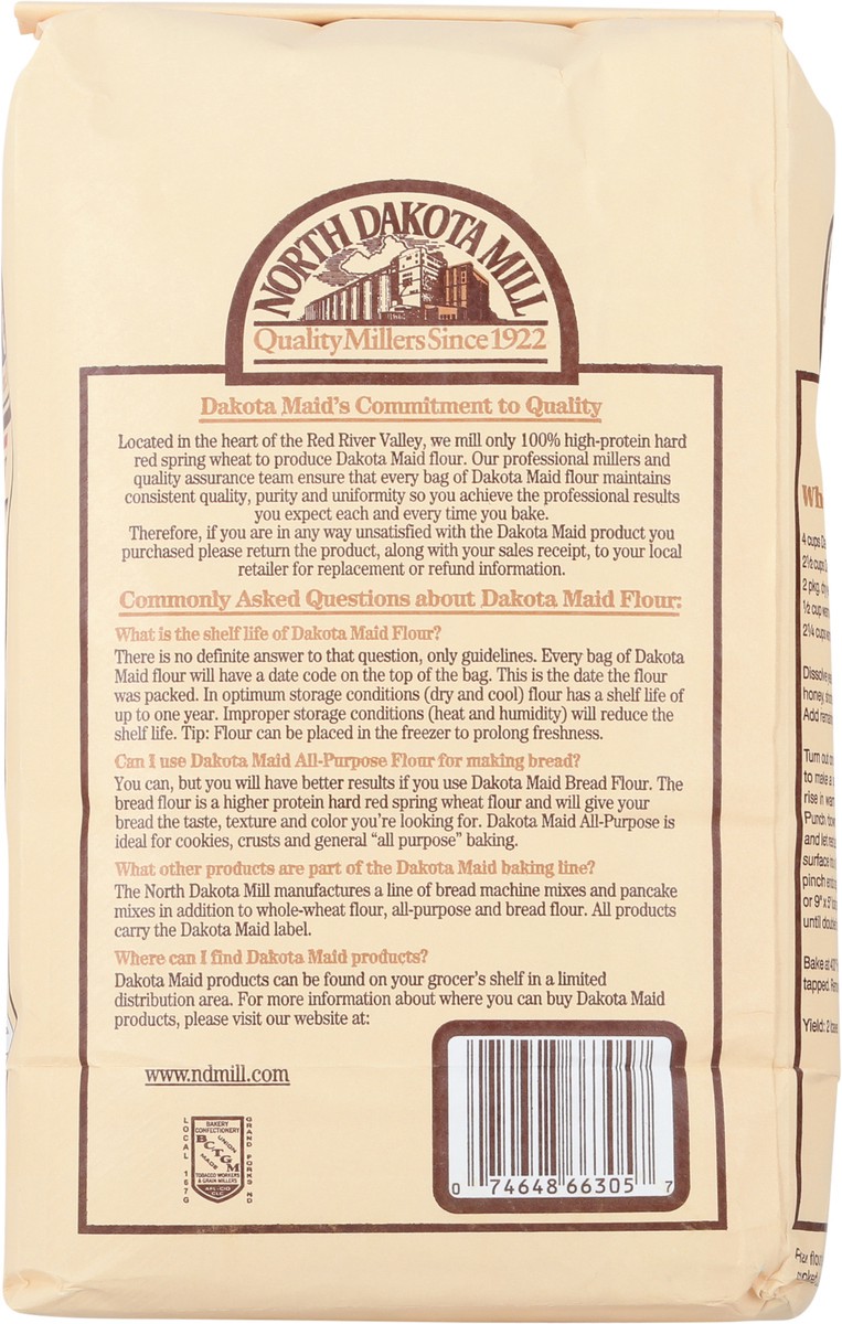 slide 3 of 12, North Dakota Mill Stone Ground Whole Wheat Flour 5 lb, 5 lb