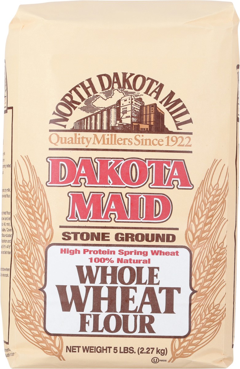 slide 4 of 12, North Dakota Mill Stone Ground Whole Wheat Flour 5 lb, 5 lb