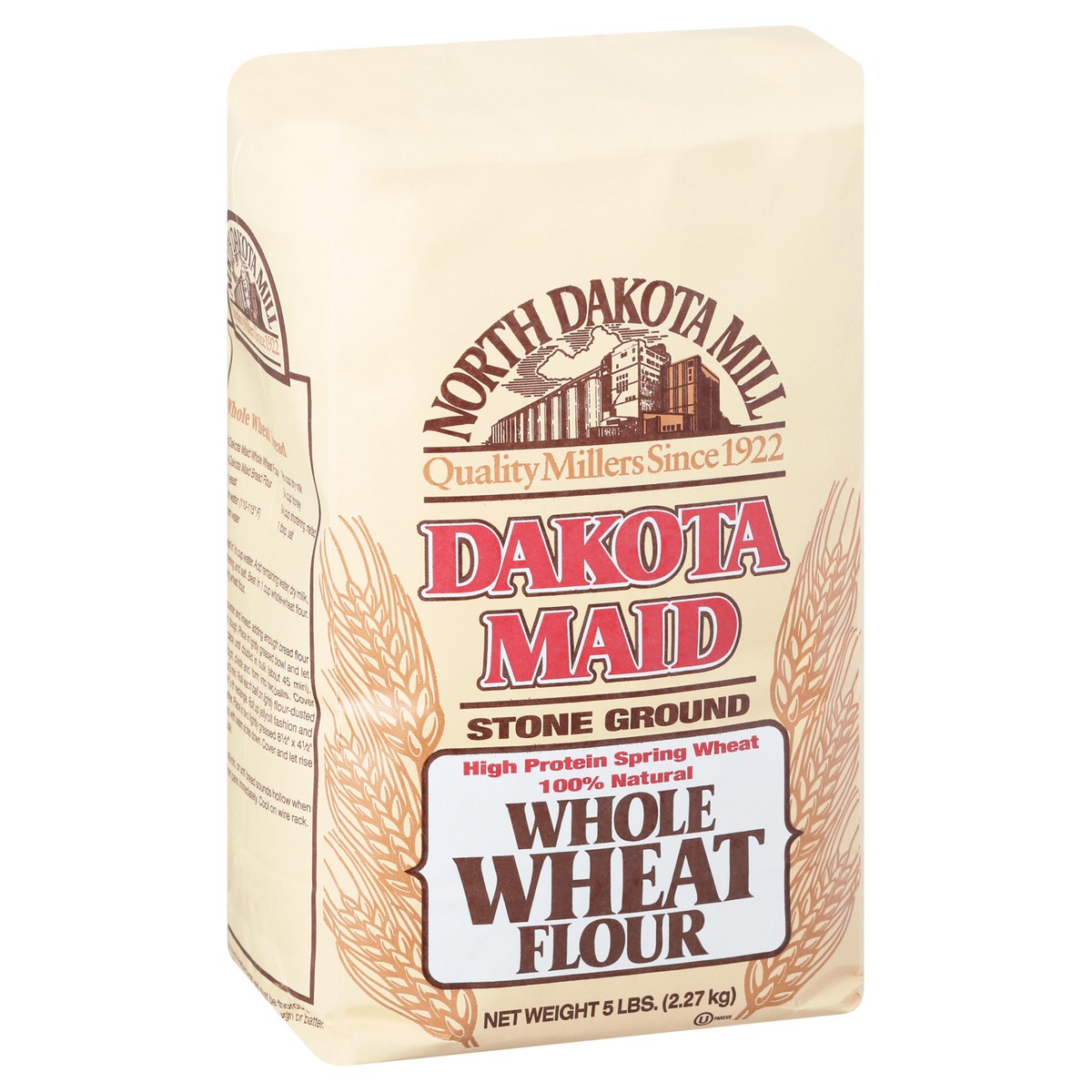 slide 2 of 12, North Dakota Mill Stone Ground Whole Wheat Flour 5 lb, 5 lb