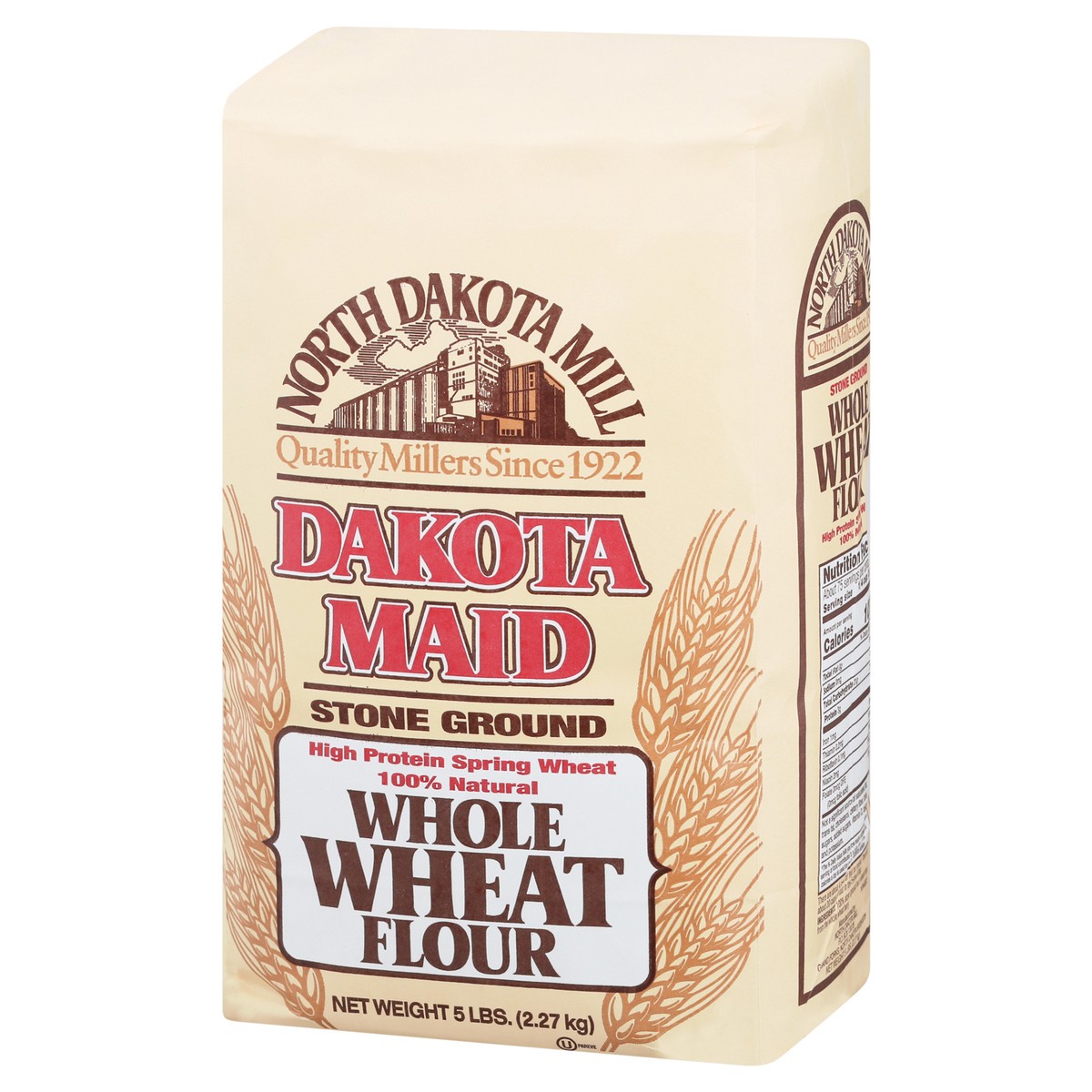 slide 7 of 12, North Dakota Mill Stone Ground Whole Wheat Flour 5 lb, 5 lb