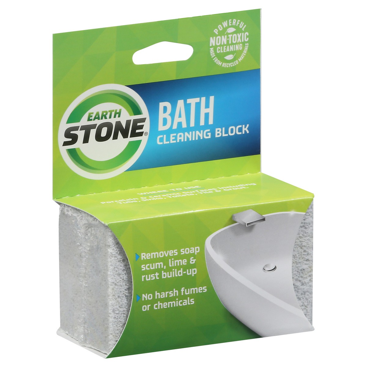 slide 5 of 9, Earth Stone Bath Cleaning Block 1 ea, 1 ct