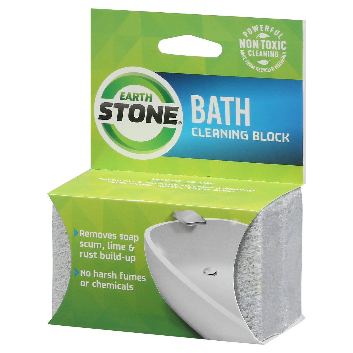 slide 2 of 9, Earth Stone Bath Cleaning Block 1 ea, 1 ct