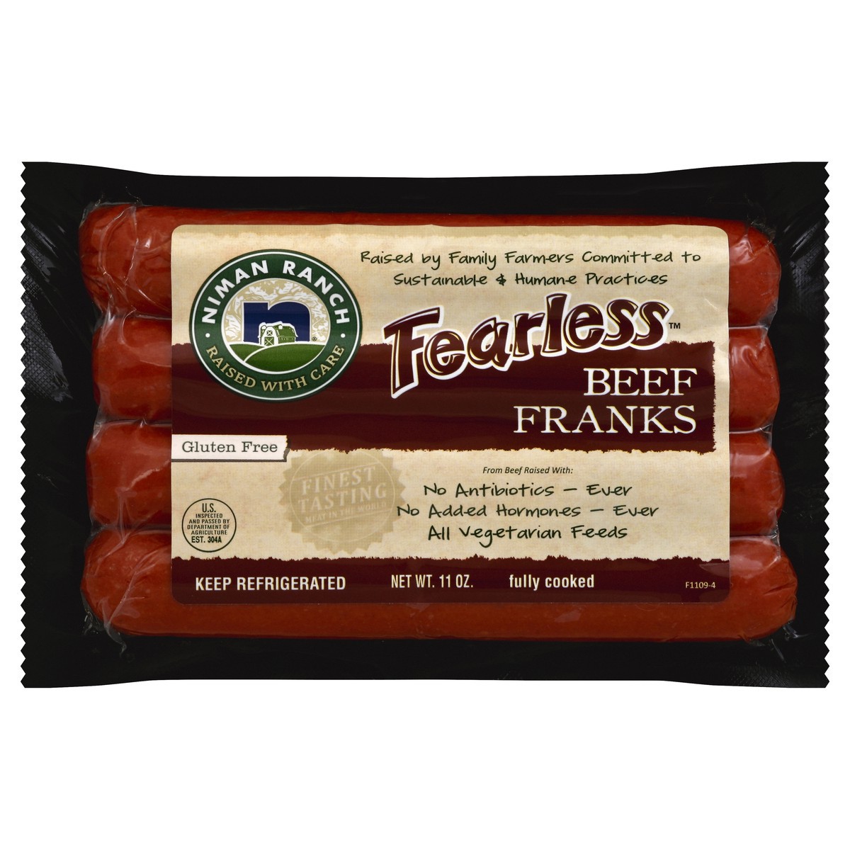 slide 6 of 6, Niman Ranch Franks 11 oz, 11 oz