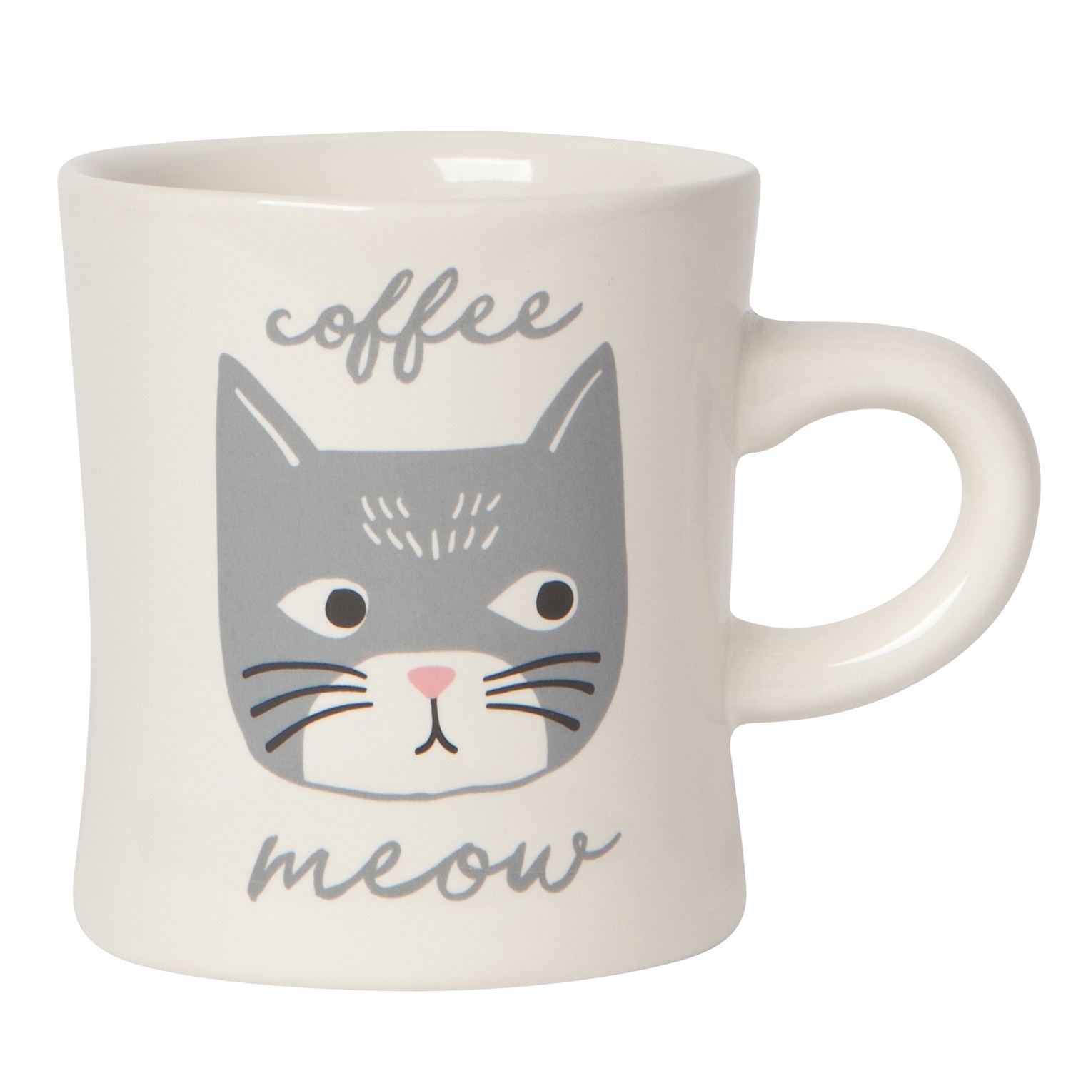 slide 1 of 1, Now Designs Cats Meow Diner Mug, 12 oz