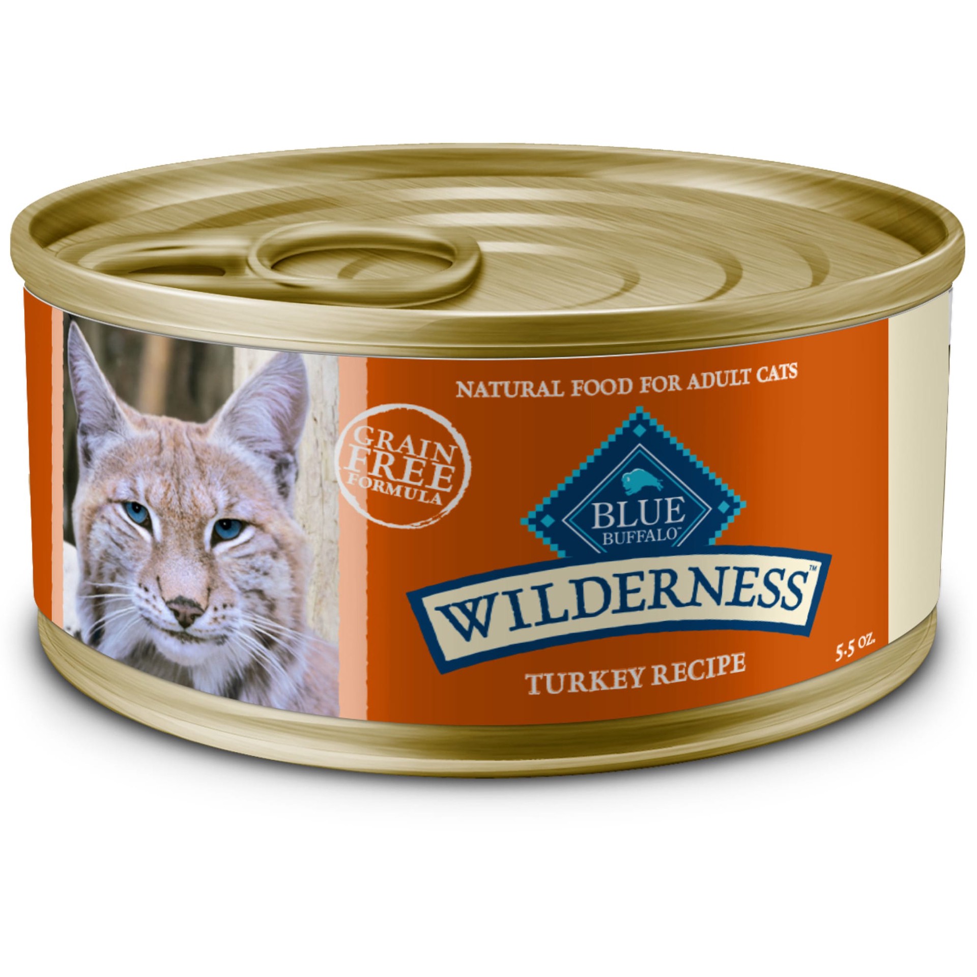 slide 1 of 9, Blue Buffalo 100% Grain Free Turkey Recipe Food for Cats 5.5 oz, 5.5 oz