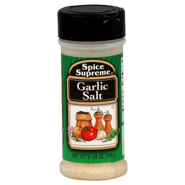 slide 1 of 1, Spice Supreme Garlic Salt, 5.25 oz