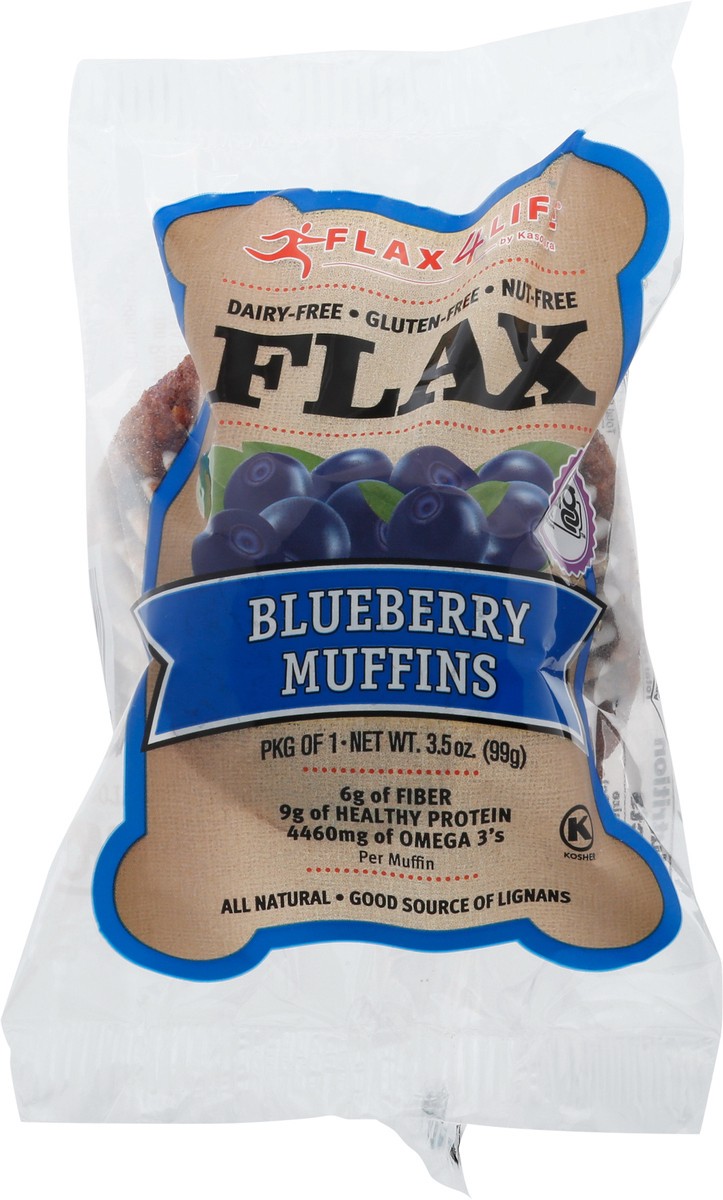 slide 9 of 14, Flax4Life Blueberry Muffin, 3.5 oz