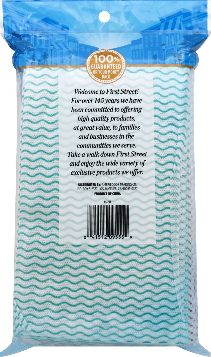 slide 3 of 6, First Street Disposable Cleaning Cloths, 24 ct