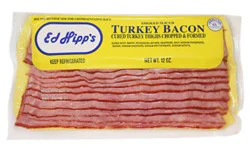 Ed Hipps Turkey Bacon - 12 Oz
