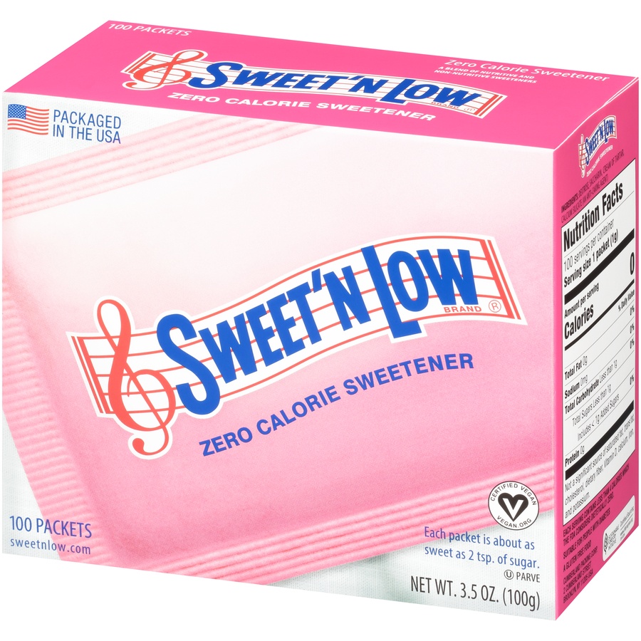 slide 3 of 8, Sweet'N Low Zero Calorie Sweetener Box, 3.5 oz