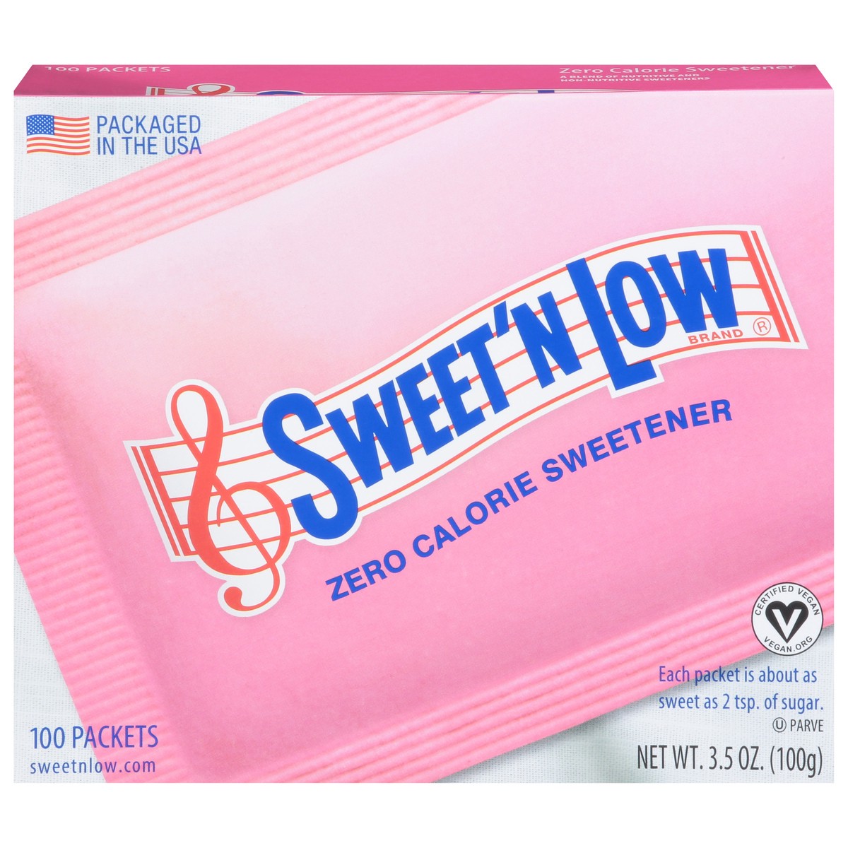 slide 1 of 8, Sweet'N Low Zero Calorie Sweetener 100 ea, 100 ct