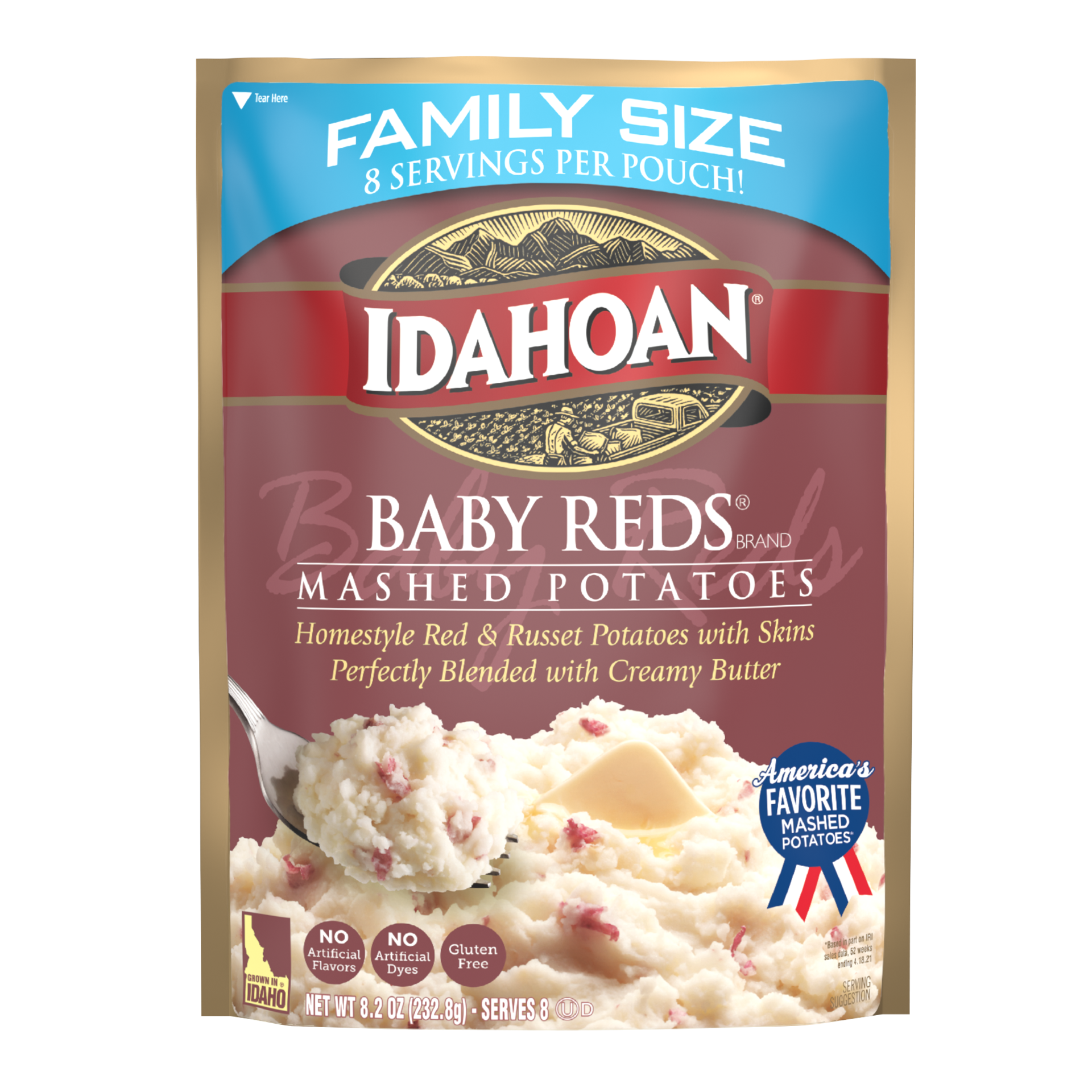 slide 3 of 4, Idahoan Mashed Potatoes, 8.2 oz