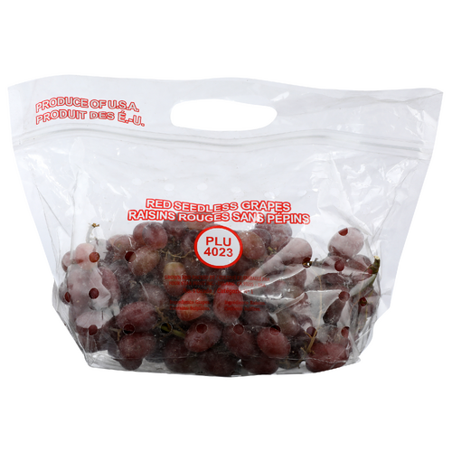 slide 1 of 1, Red Seedless Grapes, per lb