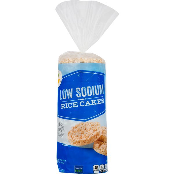 slide 1 of 1, GIANT Rice Cakes Low Sodium Gluten Free, 4.9 oz