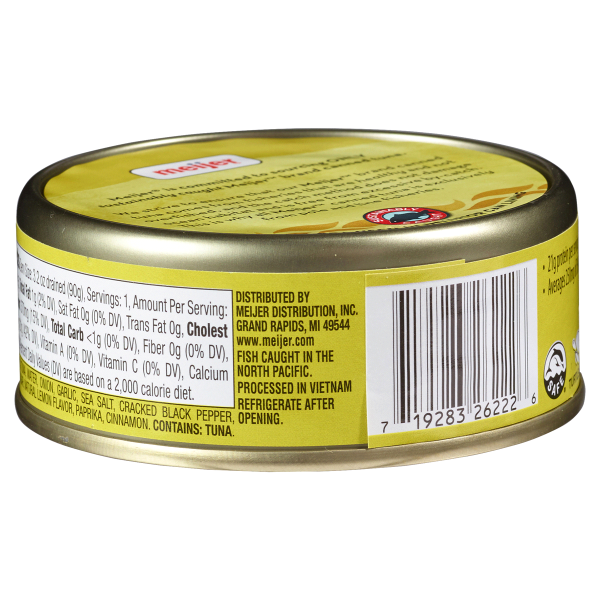 slide 5 of 5, Meijer Lemon Pepper Flavored Skipjack Tuna, 4.5 oz