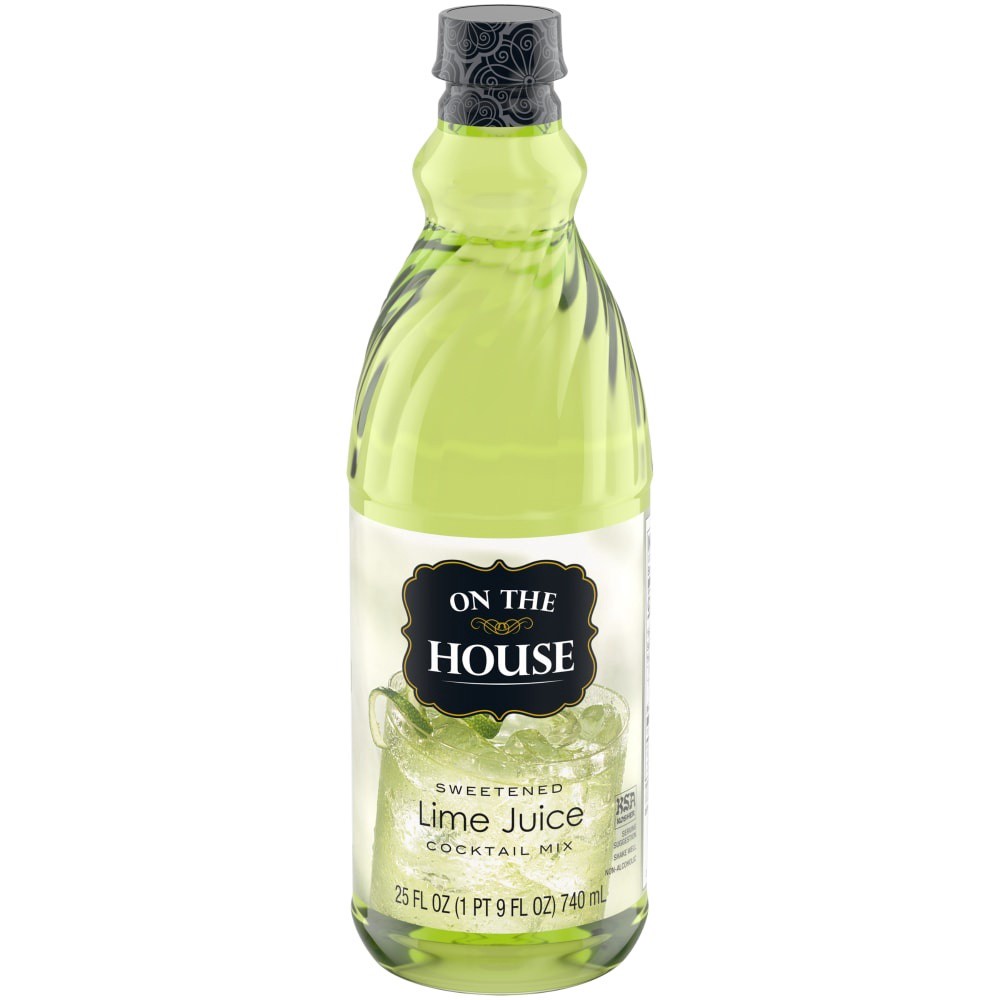 slide 3 of 3, On the House Lime Juice - 25 fl oz, 25 fl oz