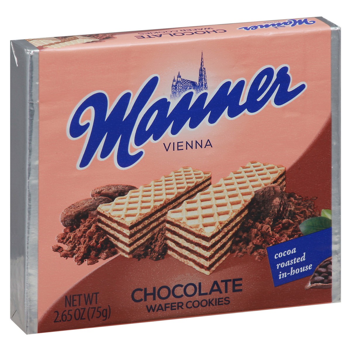 slide 6 of 14, Manner Vienna Chocolate Wafer Cookies 2.65 oz, 2.65 oz