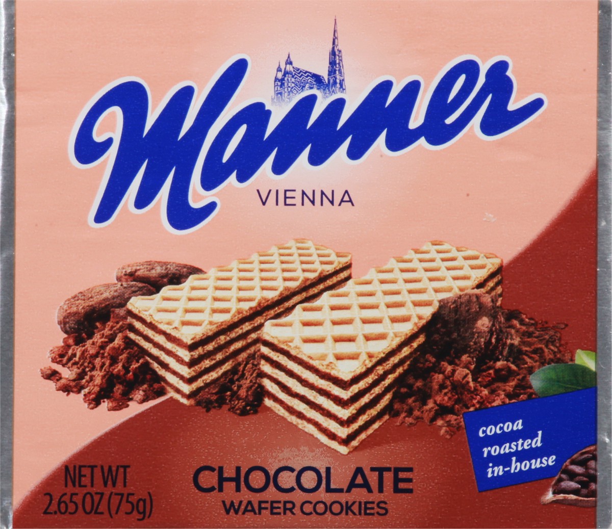 slide 7 of 14, Manner Vienna Chocolate Wafer Cookies 2.65 oz, 2.65 oz