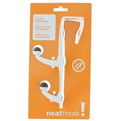 slide 1 of 1, neatfreak! Double Over the Door Non Slip Hook, 1 ct