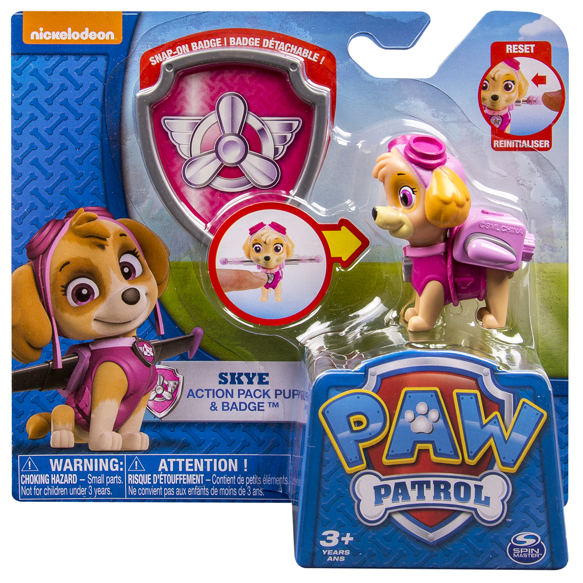 slide 2 of 8, Paw Patrol Action Pack Pup & Badge and Paw Patrol Pull Back Pup Assorted Items, 1 ct