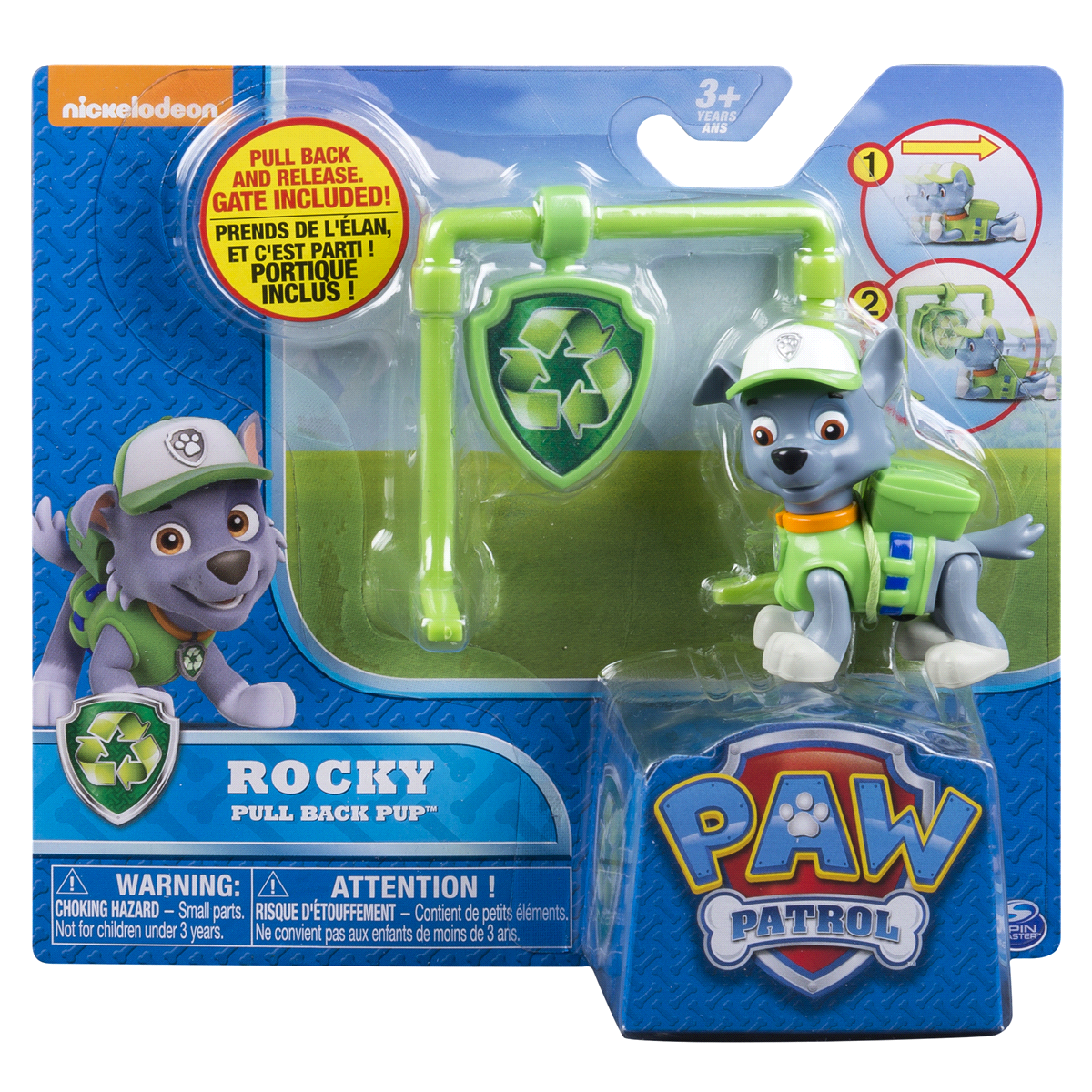 slide 7 of 8, Paw Patrol Action Pack Pup & Badge and Paw Patrol Pull Back Pup Assorted Items, 1 ct