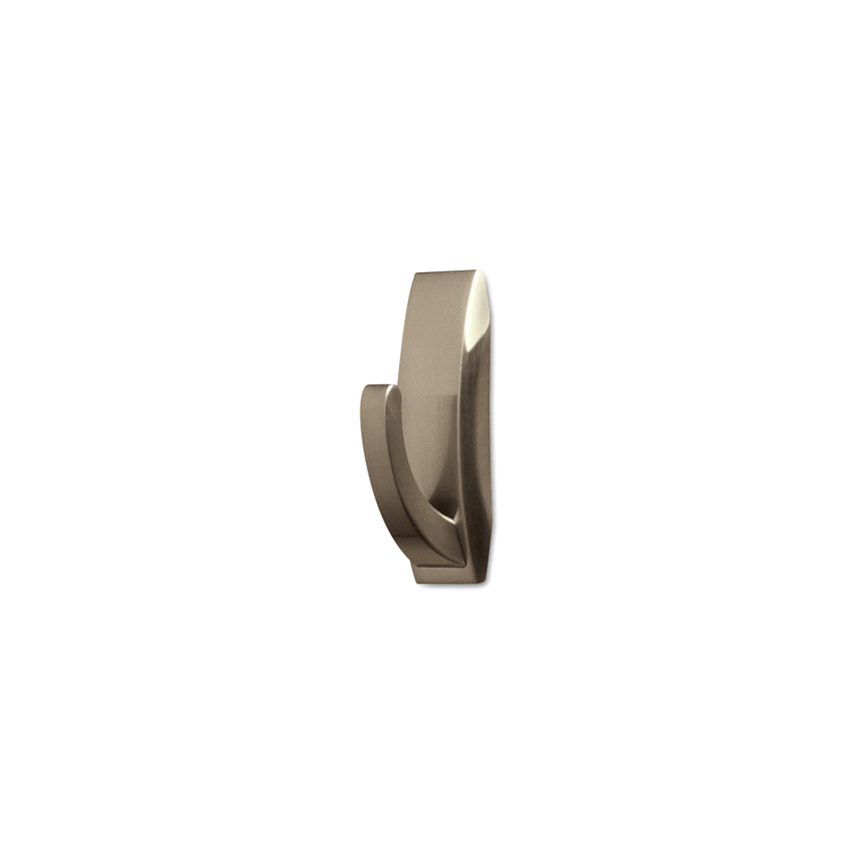 slide 2 of 4, Command Medium Modern Reflections Hook, Brushed Nickel, 2 Strips/Pack, 1 ct