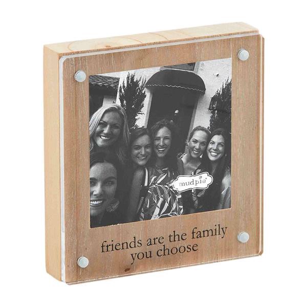 slide 1 of 1, Mud Pie Friends Wood Frame, 1 ct