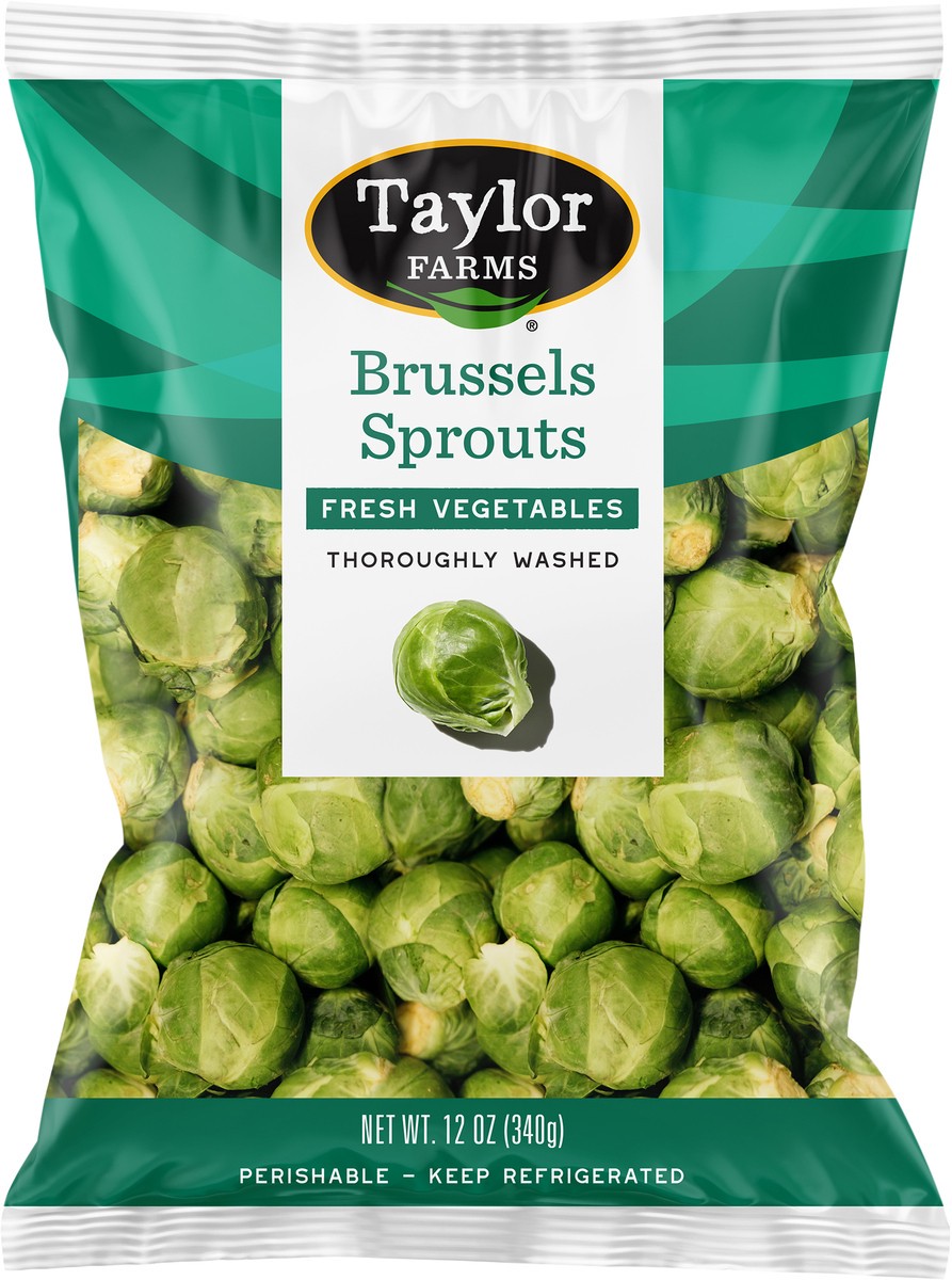 slide 6 of 6, Taylor Farms Brussels Sprouts, 12 oz