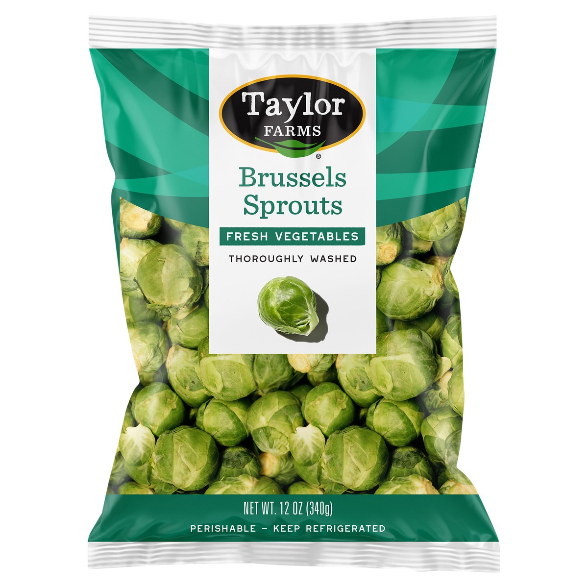slide 1 of 6, Taylor Farms Brussels Sprouts, 12 oz
