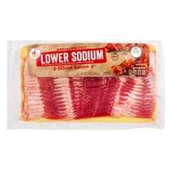 GIANT Premium Cut Bacon Lower Sodium Sliced