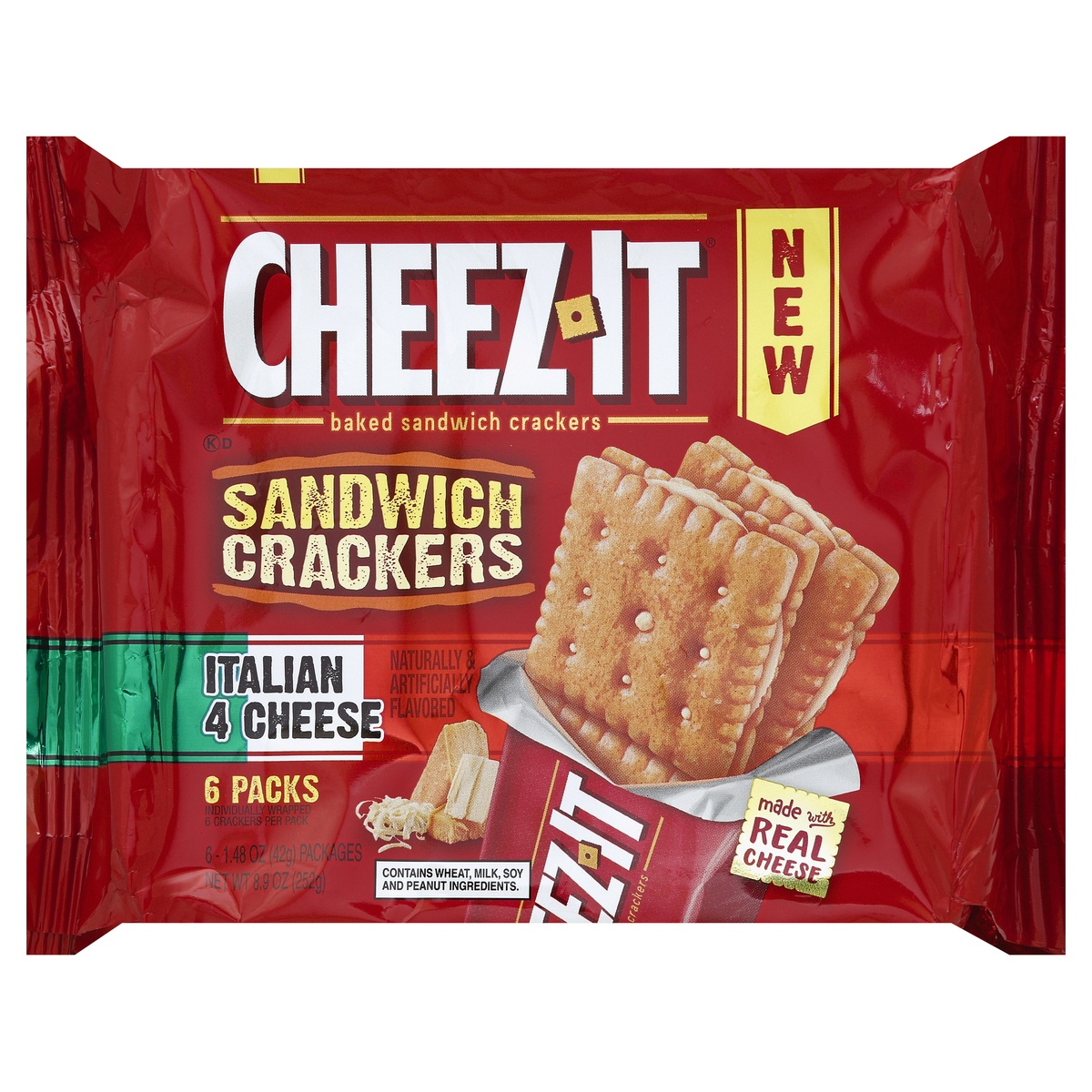 slide 1 of 4, Cheez-It Crackers 6 ea, 6 ct