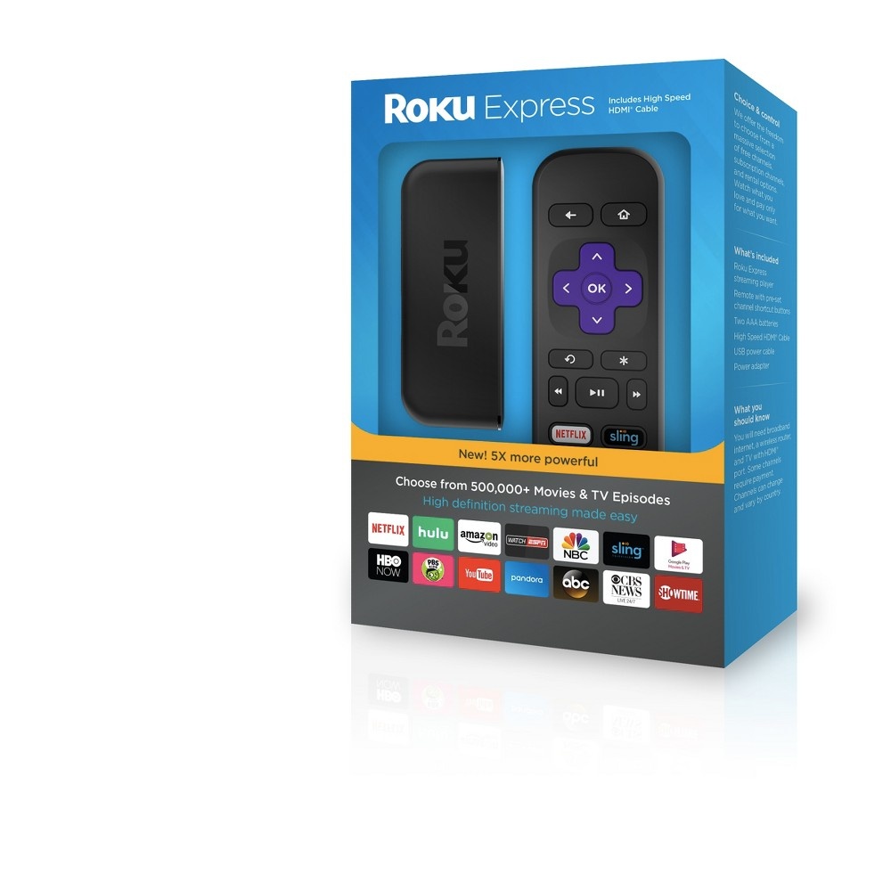 slide 2 of 7, Roku Express Streaming Player, 1 ct