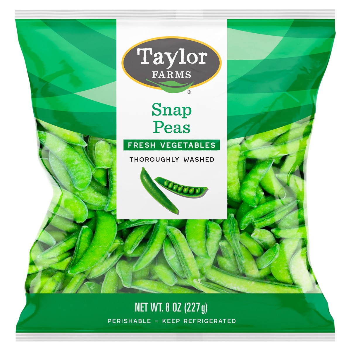 slide 1 of 1, Taylor Farms Snap Peas, 8 oz